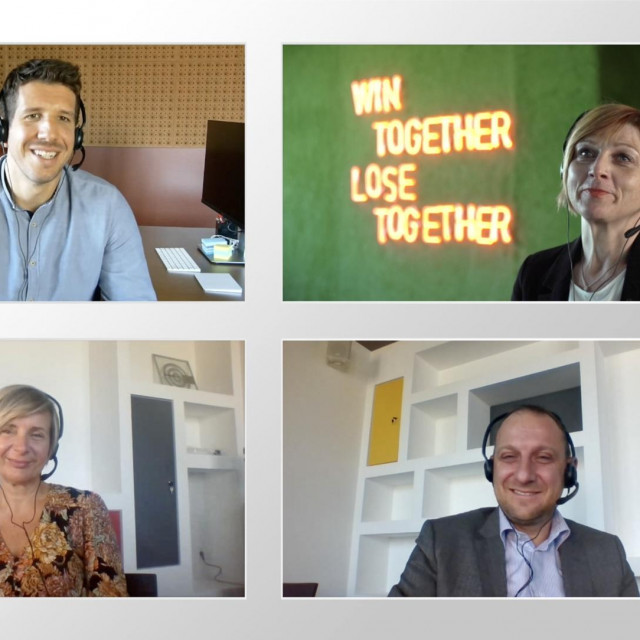 Luka Abrus (Five), Milica Jovanović (HUP), Mojca Domiter (Atlantic Grupa), Ivan Skender (A1)