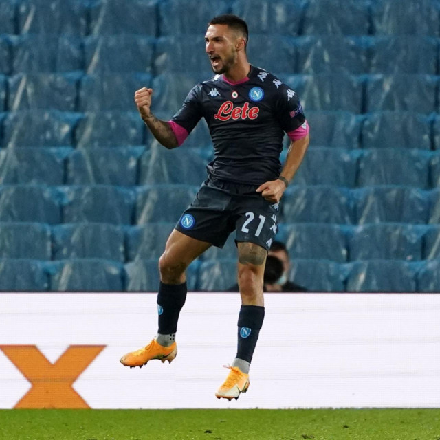 Matteo Politano slavi pogodak protiv Real Sociedada