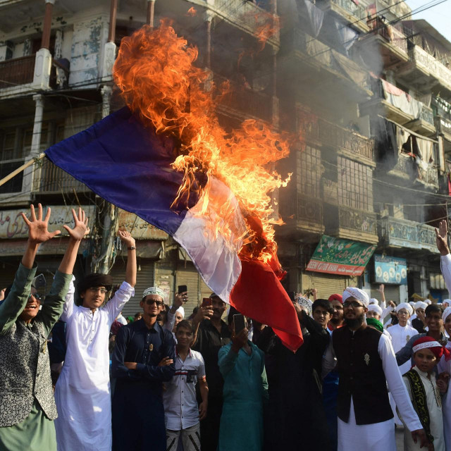 Prosvjed u Karačiju (Pakistan)