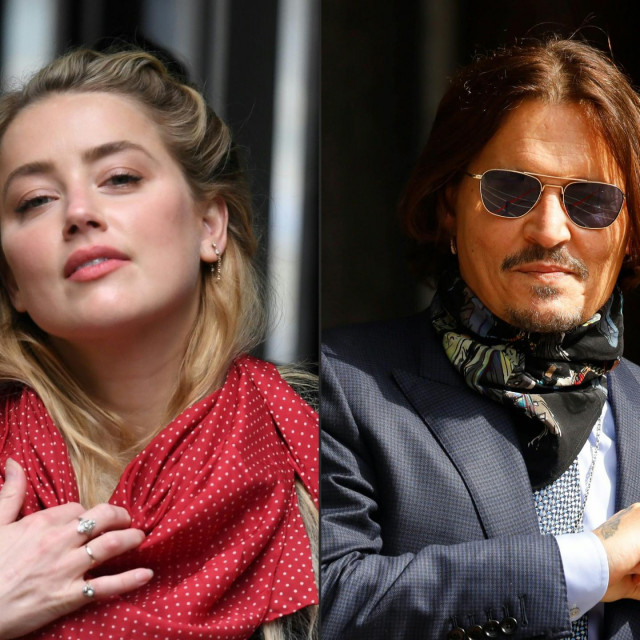 Amber Heard; Johnny Depp
