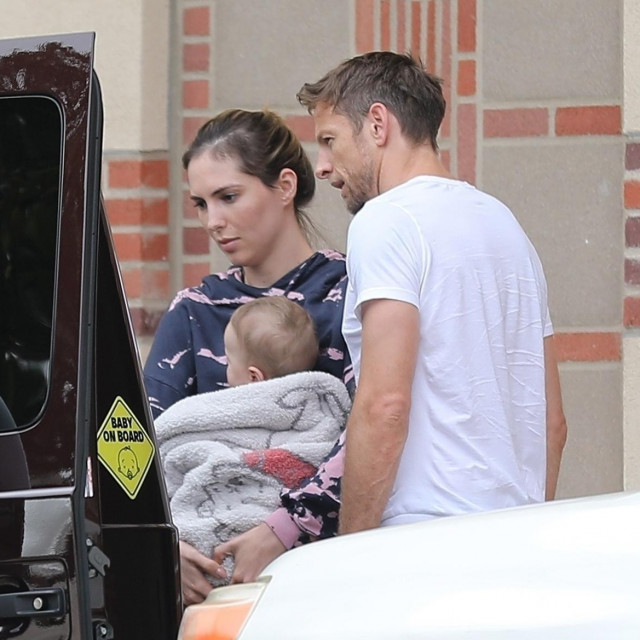 Jenson Button i zaručnica Brittny Ward
 