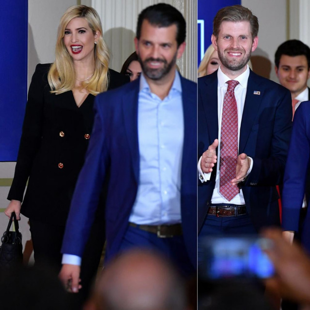 Ivanka Trump, Donald Trump mlađi, Eric Trump, Lara Trump, Tiffany Trump