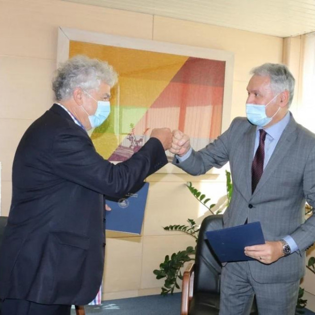 Miroslav Radman i Dragan Ljutić