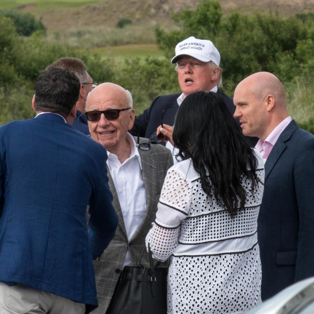 Rupert Murdoch i Donald Trump 