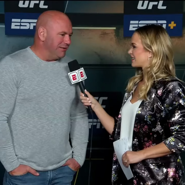 Dana White i Laura Sanko