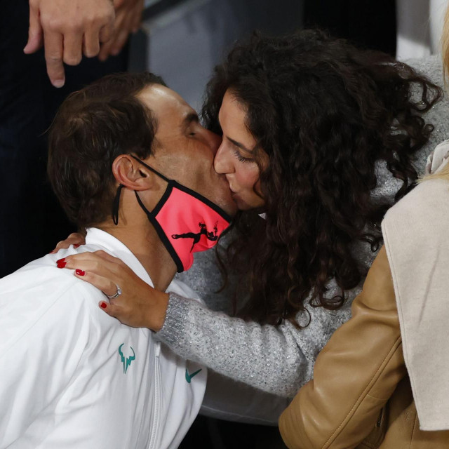 Nadal i njegova supruga Maria Francisca Perello