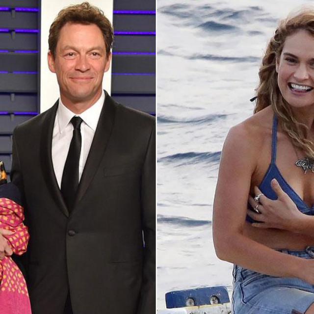 Catherine FitzGerald i Dominic West; Lily James na Visu