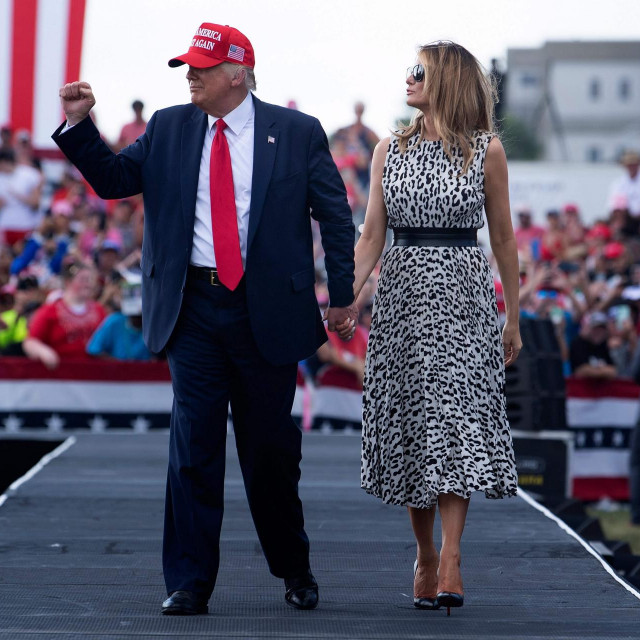 Donald i Melania Trump 