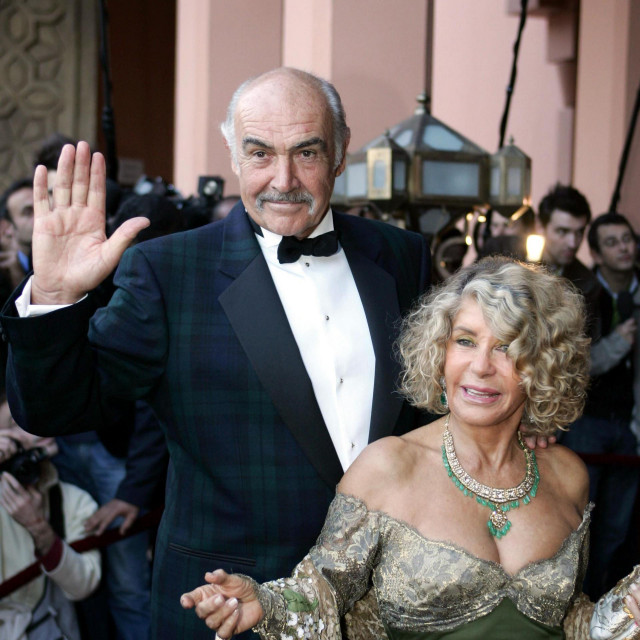 Sean Connery i supruga Micheline Roquebrune