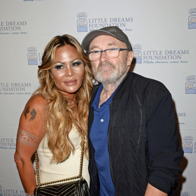 Orianne Cevey i Phil Collins