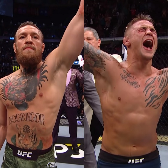 Conor McGregor i Dustin Poirier 