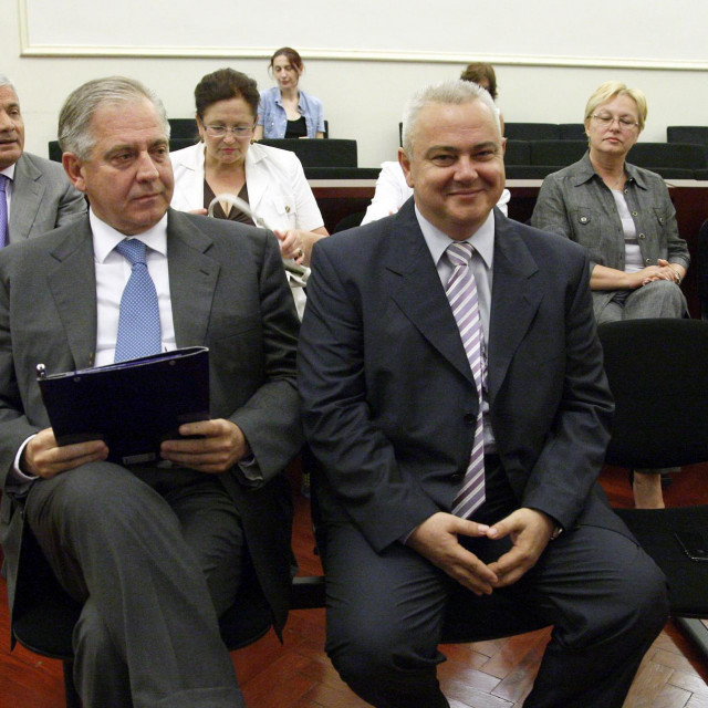 Arhivska fotografija - Mladen Barišić, Ivo Sanader, Branka Pavošević, Ratko Maček i Nevenka Jurak