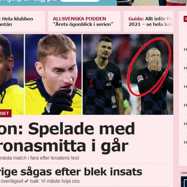 Sportbladet naslovnica