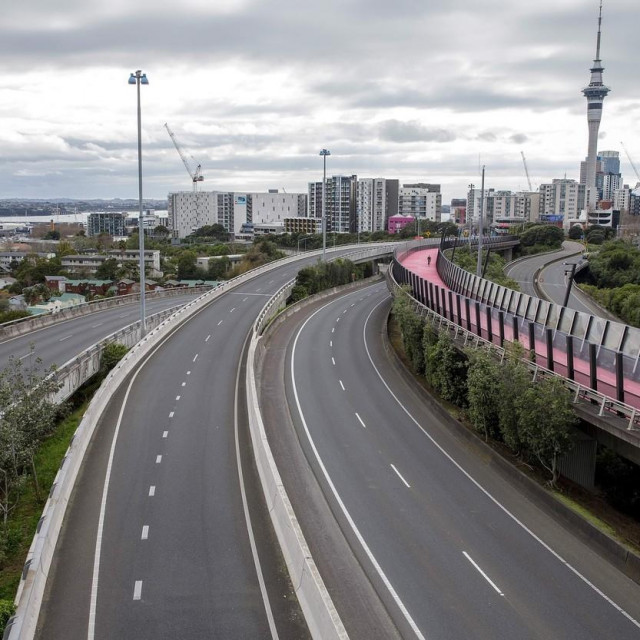 Napušteni Auckland u vrijeme prve karantene