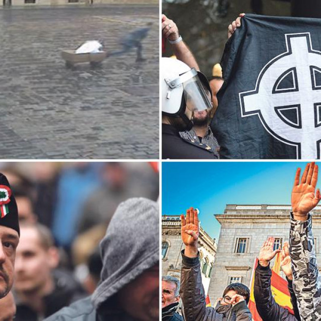 Napad na Markovu trgu, ekstremističke skupine