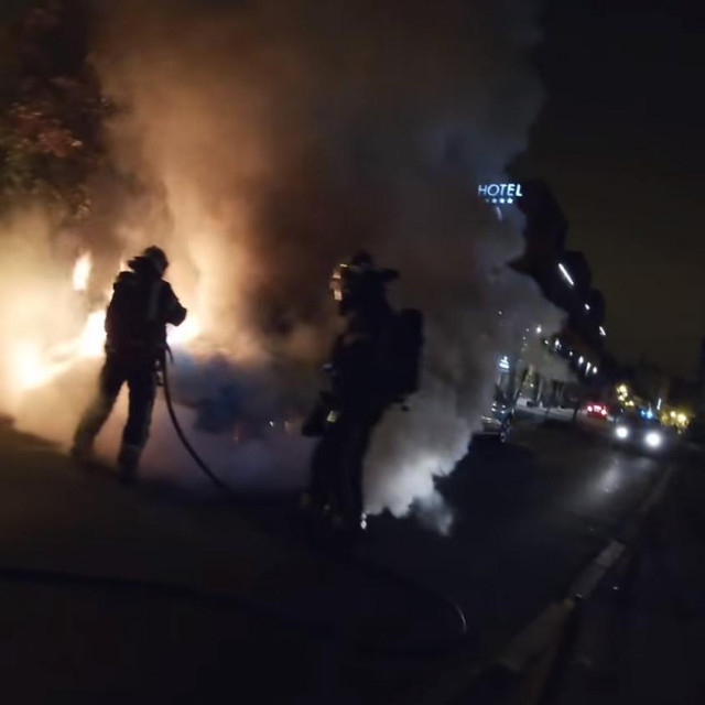 Intervencija vatrogasaca u Tkalčićevoj ulici u Zagrebu
