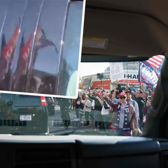 Trumpova karavana izazvala delirij