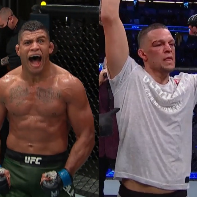 Gilbert Burns i Nate Diaz