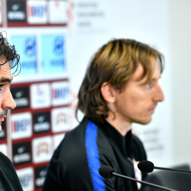 Zlatko Dalić i Luka Modrić