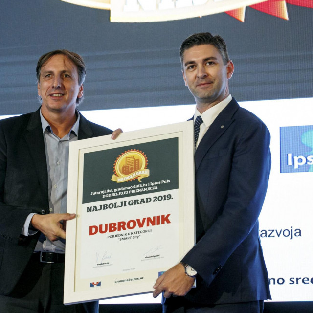 Prošle godine Dubrovnik je pobijedio u kategoriji Smart Cityja, a nagrada je uručena gradonačelniku Mati Frankoviću