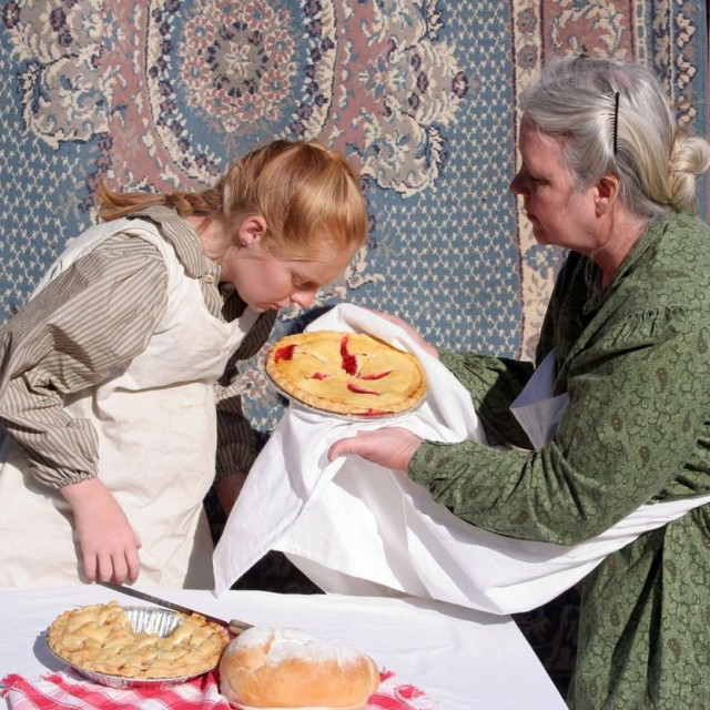 Miris domaće pite od trešanja; ilustracija