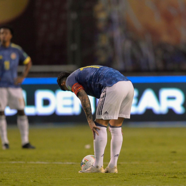 Utučeni nogometaši Kolumbije