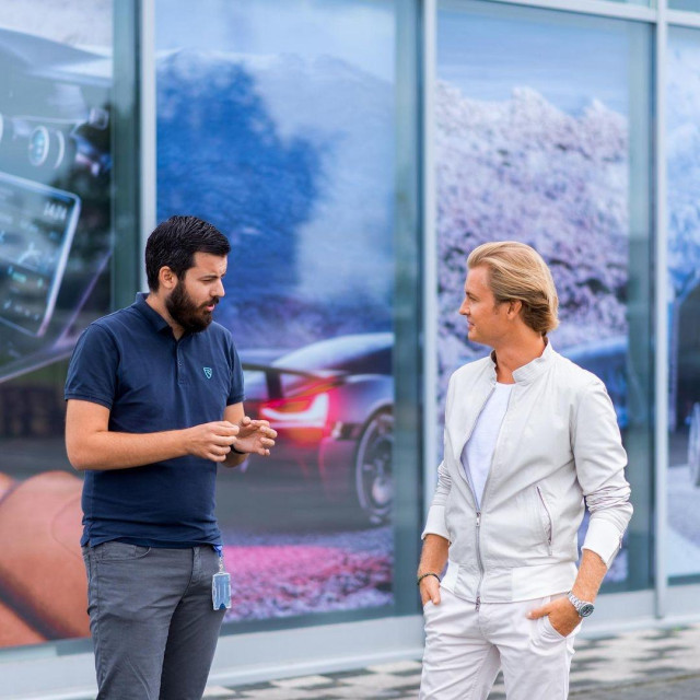 Mate Rimac i Nico Rosberg