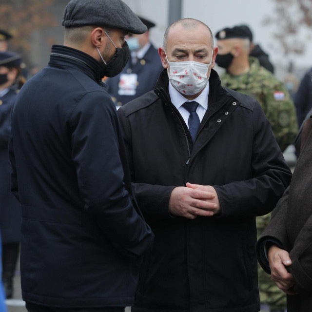 Boris Milošević, Tomo Medved i Branko Borković u Vukovaru
 