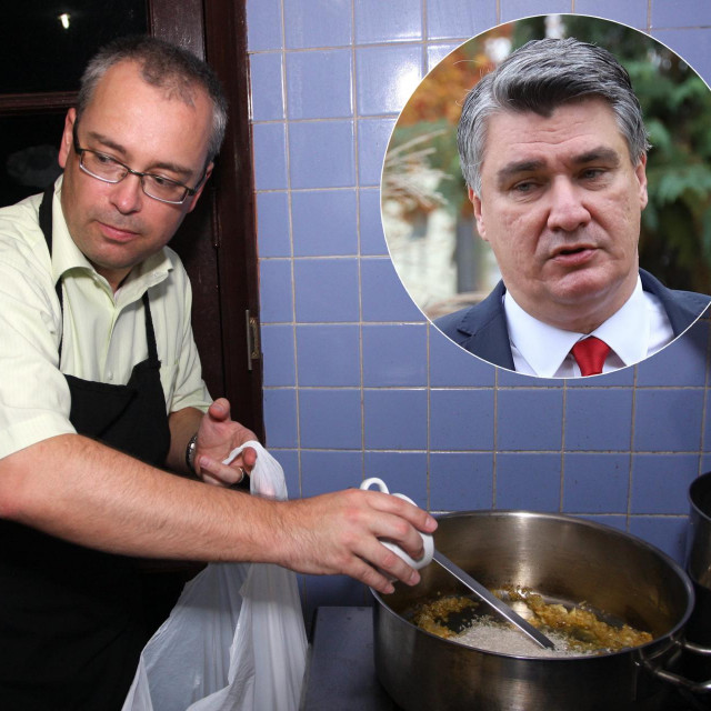 Neven Pelicarić; u krugu: Zoran Milanović