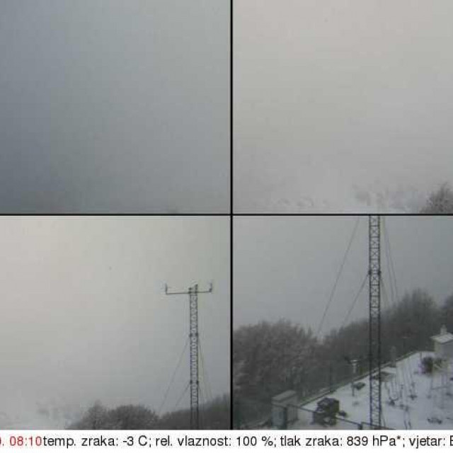 Snijeg na Zavižanu, 20.11.2020.