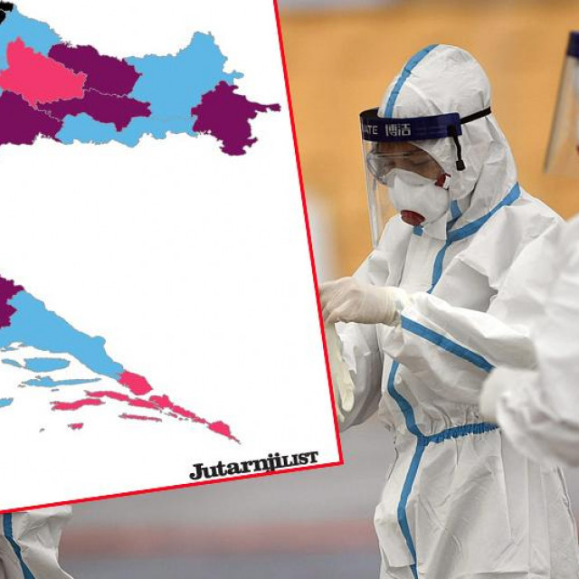 Ilustracija, testiranje i korona-karta Hrvatske