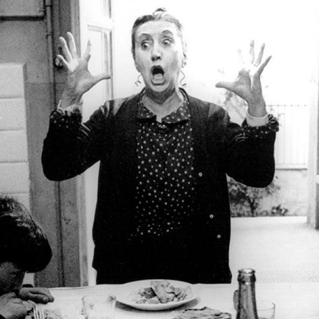 Amarcord (1973)/Armando Brancia, Stefano Proietti, Pupella Maggio, Nando Orfei
ph. Pierluigi/Centro Cinema Città di Cesena