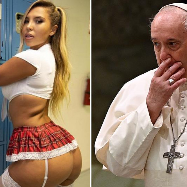 Natalia Garibotto i papa Franjo