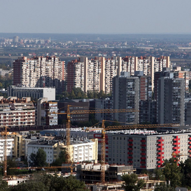 Ilustracija, panorama Zagreba