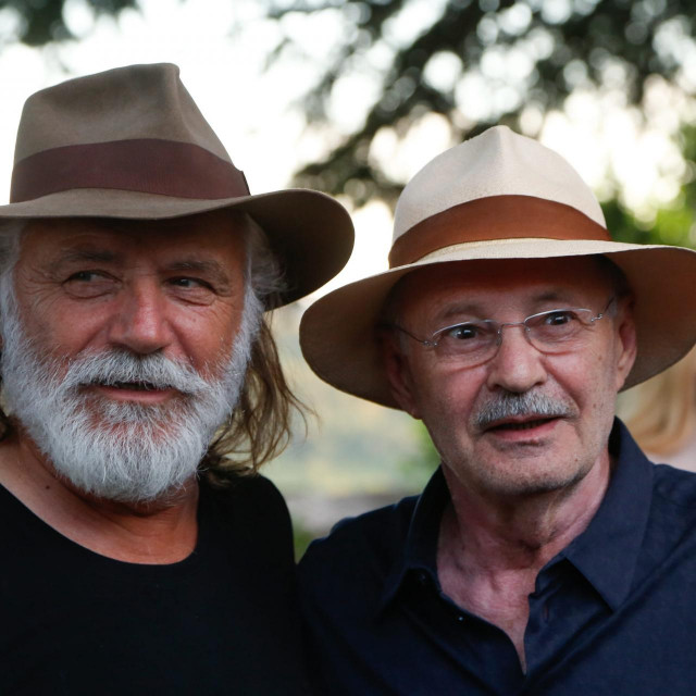 Glumci Mustafa Nadarević i Rade Šerbedžija