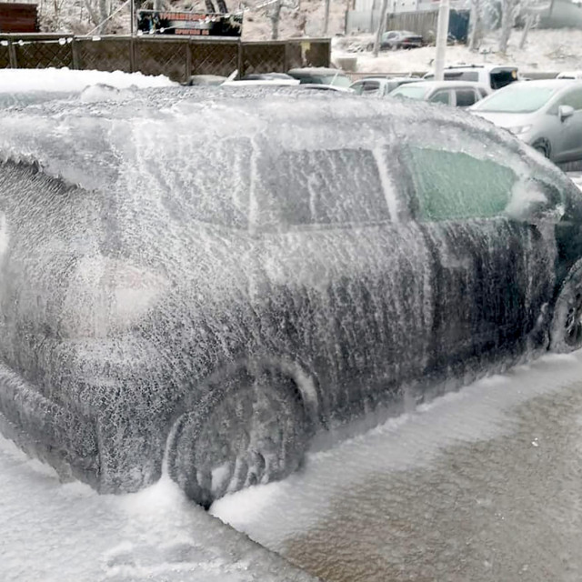 Ledena oluja u Vladivostoku