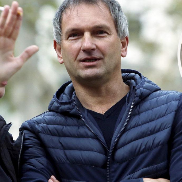 Željko Dolački i obijeni sef šefa krim policije Željka Dolačkog snimljen nakon očevida početkom travnja 2016. godine u Heinzelovoj ulici