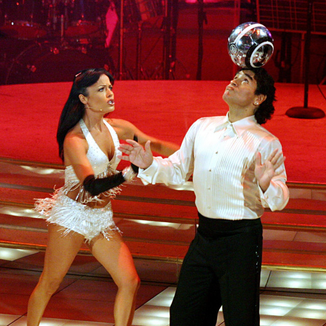 Maradona u TV showu 'Ples sa zvijezdama' u Rimu 2005. godine