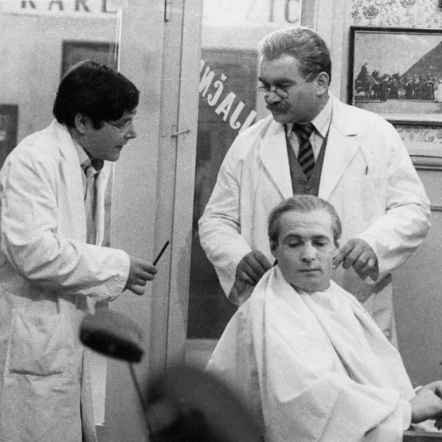 ”Velo misto” - Ivica Vidović (Očalinko), Boris Dvornik (Meštar) i Mustafa Nadarević (Duje)