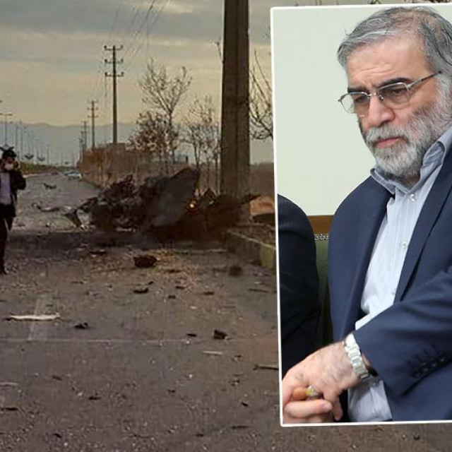 Mjesto ubojstva Mohsena Fakhrizadeha