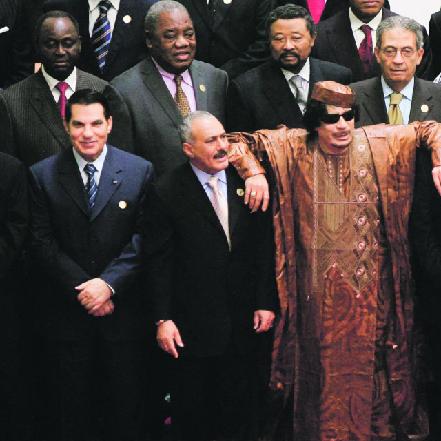 Moamer Gadafi i Hosni Mubarak