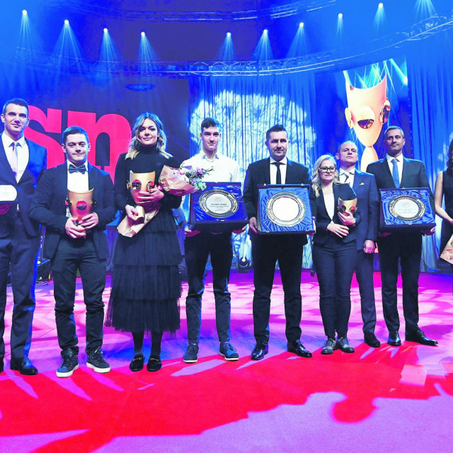 Prošlogodišnji laureati na 68. izboru sportaša godine u organizaciji Sportskih novosti.