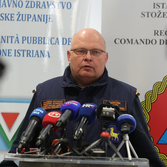 Načelnik istarskog stožera civilne zaštite Dino Kozlevac