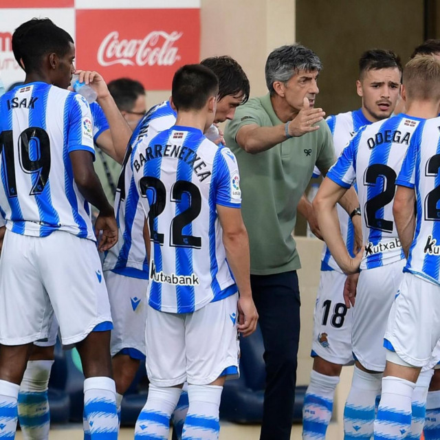 Imanol Alguacil sa svojim igračima