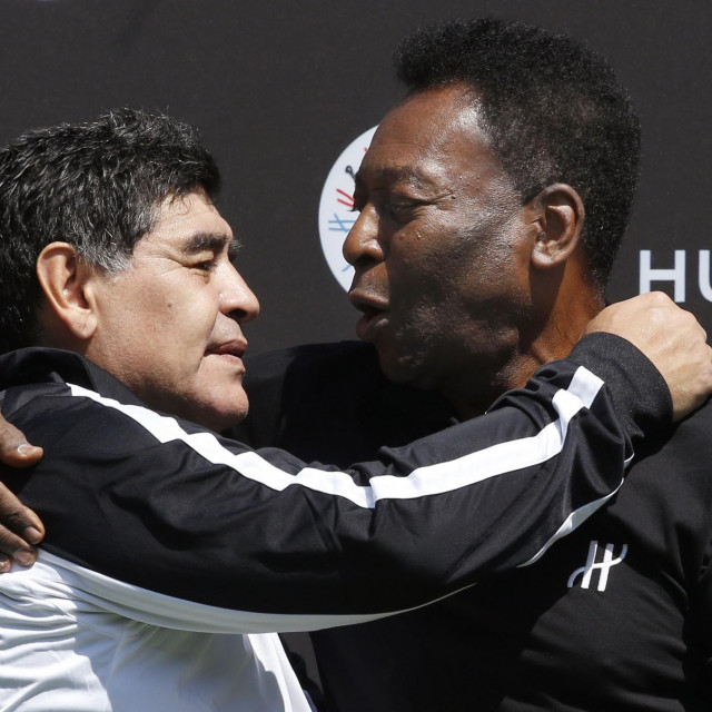 Pele i Maradona prije četiri godine