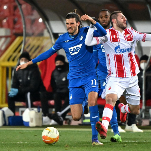 Zvezda je prolaz skupine osigurala remijem protiv Hoffenheima u Beogradu