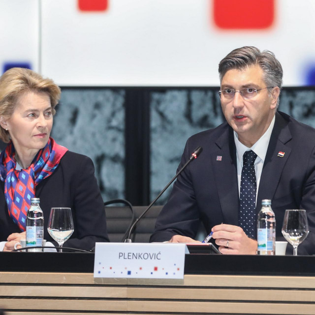 Andrej Plenković i Ursula von der Leyen