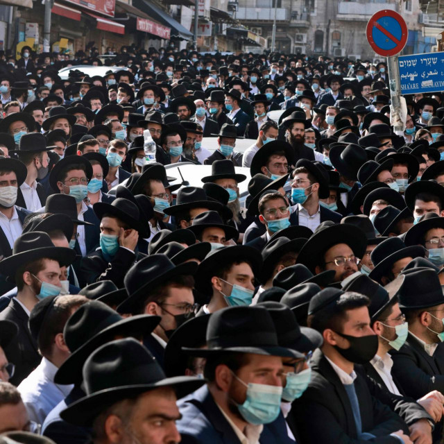 Sprovod rabina Aharona Davida Hadasha 