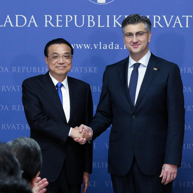 Li Keqiang, Andrej Plenković