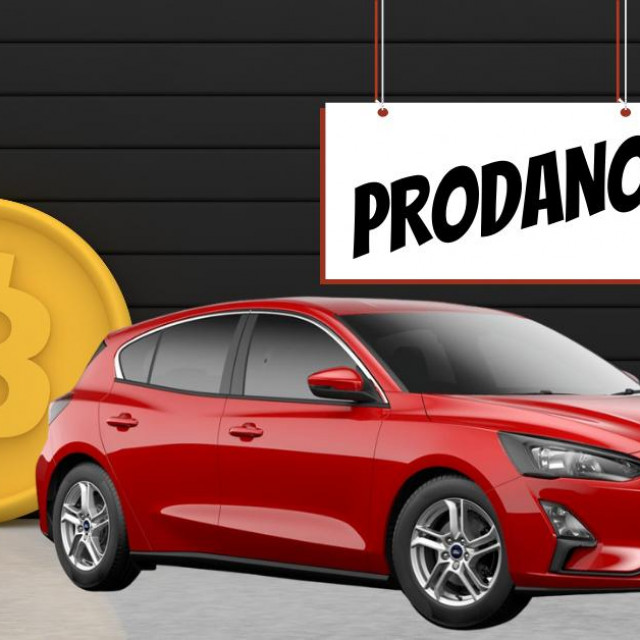 Auto prodan za Bitcoin